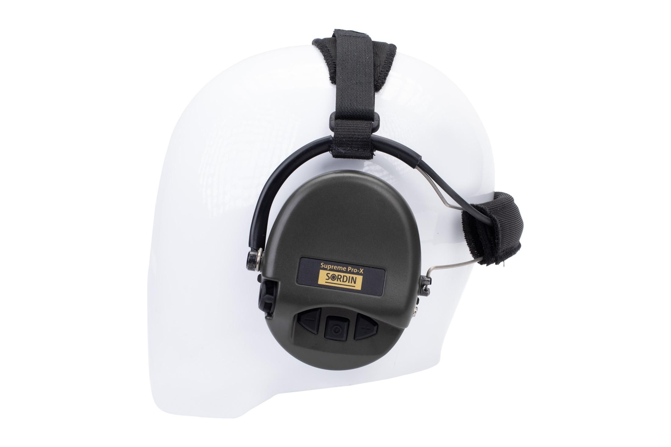 Sordin Supreme Pro-X Hearing Protection - Neckband - Black PVC
